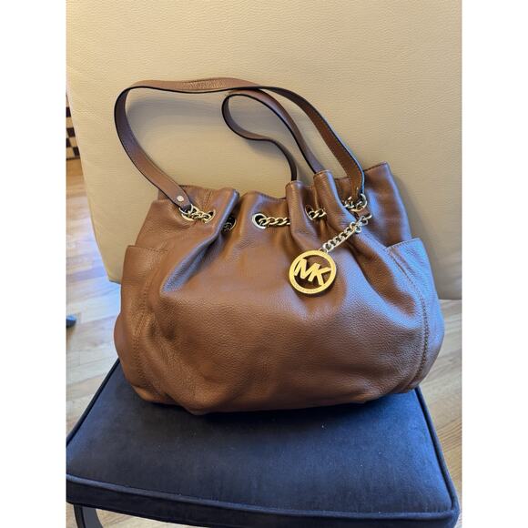 Michael Kors Jet Set large Gold Chain O-Ring Tote bag - Picture 2 of 12